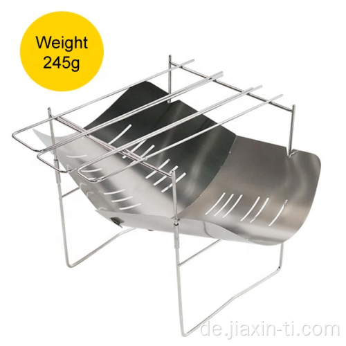 Faltbare BBQ Grills Net Titanium Fire Pit